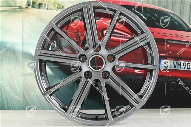 20" Felge Panamera Turbo, 9,5J x 20 ET71, Adamantium