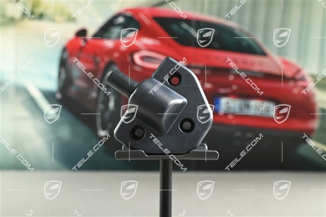Lagerbock / Scharnier, Coupe, Kofferraumabdeckung / Rollo, Schwarz, L