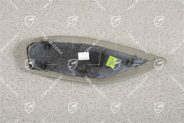 Osłona boczna tunelu środkowego, Skóra, Graphite grey, L