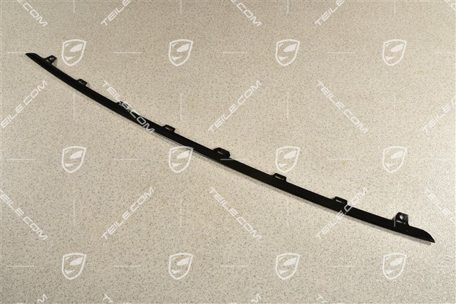 Lamelka / blenda kratki zderzaka, środkowa górna, czarna