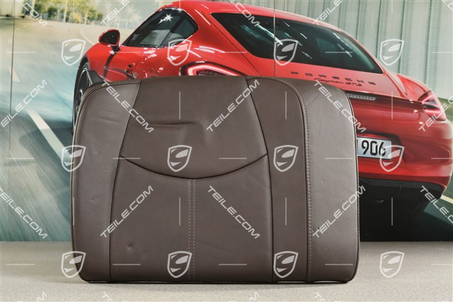 Back seat backrest, Cabrio, Leather, Cocoa, R