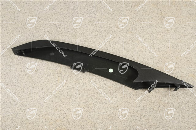 Front bumper disc / trim, Upper, Black, R