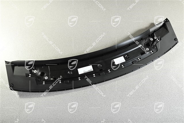 Rear lid, spoiler / wing housing - lower part, black matte