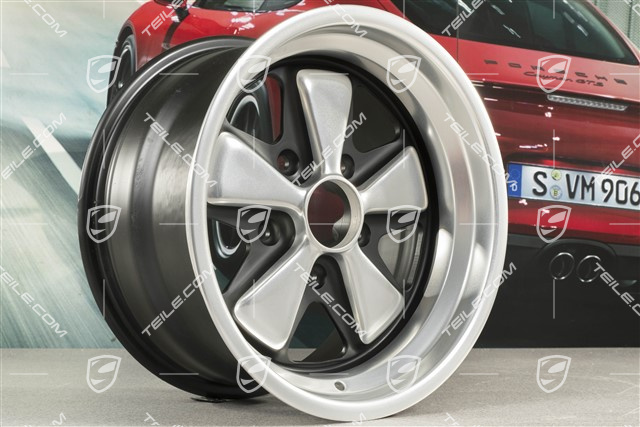 15-inch Fuchs wheel rim 8J x 15, prod. year 1981, restored