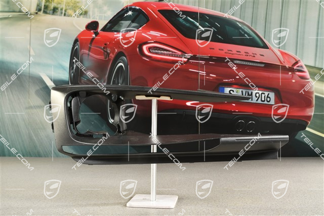 Disc / cover for front bumper retaining frame, Matt black, ACC, L