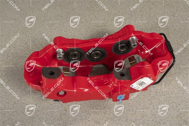 Front axle fixed brake calliper, Red, L