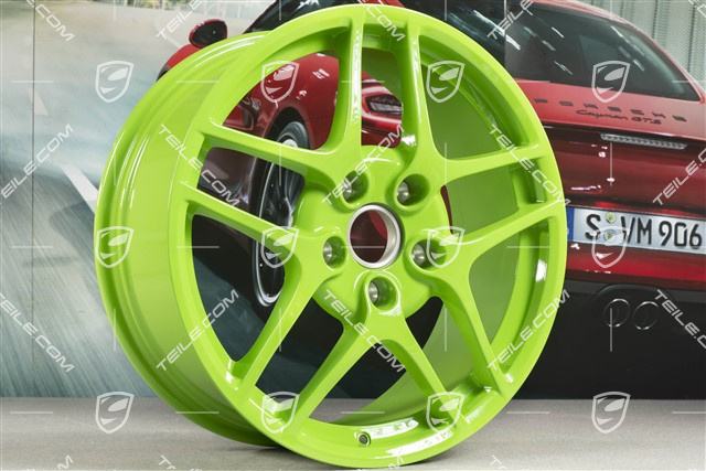 19" Felge Carrera S II, 8J x 19 ET57, Lizard green