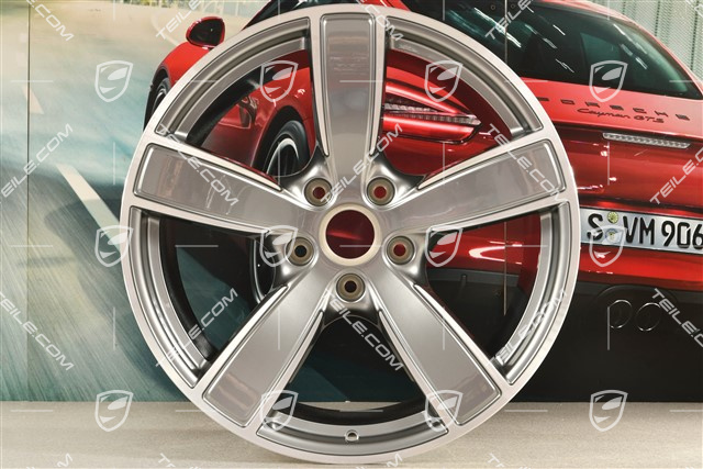 20" Felge Carrera Sport, 11,5J x 20 ET56, Platinsilber Metallic