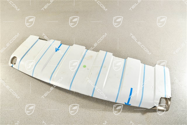 Stainless steel cover, front spoiler, bumper's lower part, Turbo