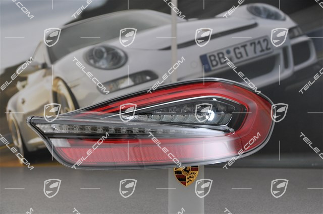 Rear light, darkened, R