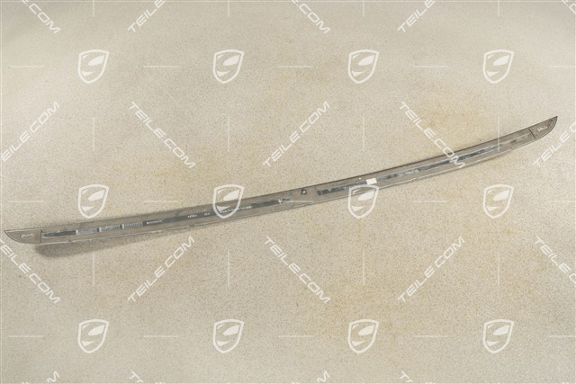 Rear lid trim / moulding, Aluminium package, Platinum Silver Metallic