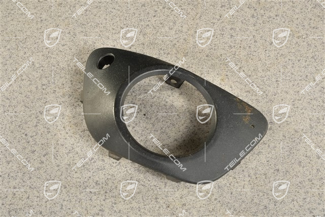 Cover, fog headlamp, Black Mat, PDC, R