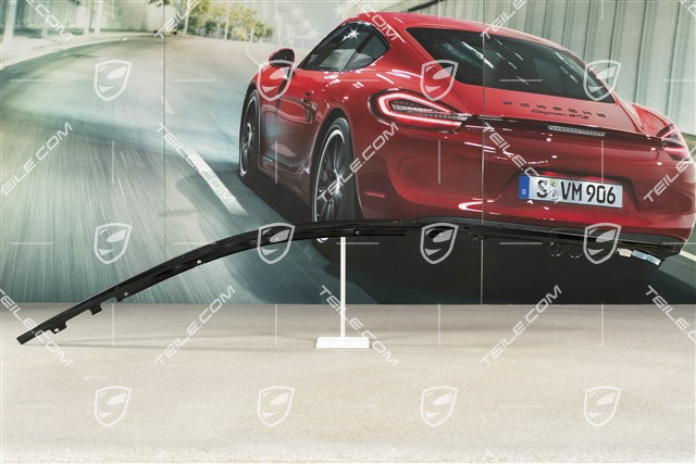 Zierleiste, Dachrahmen vorne, Schwarz, R