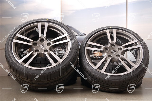 19" Komplet kół letnich Turbo II, felgi 8J x 19 ET57+11J x 19 ET 51 + opony letnie 235/35 ZR 19 + 305/30 ZR 19, bez czujników RDK