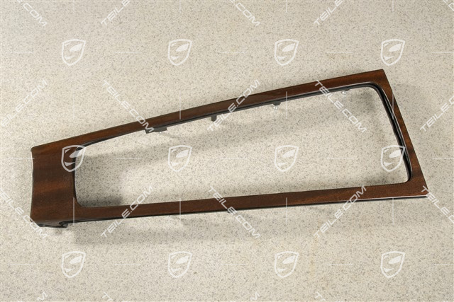 Cover, centre console, Mahogany