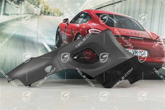 Seitenwandverkleidung, Leder, schwarz, Targa, L