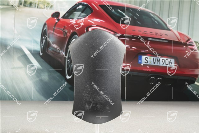 Hardtop trim cover in roofliner, Black