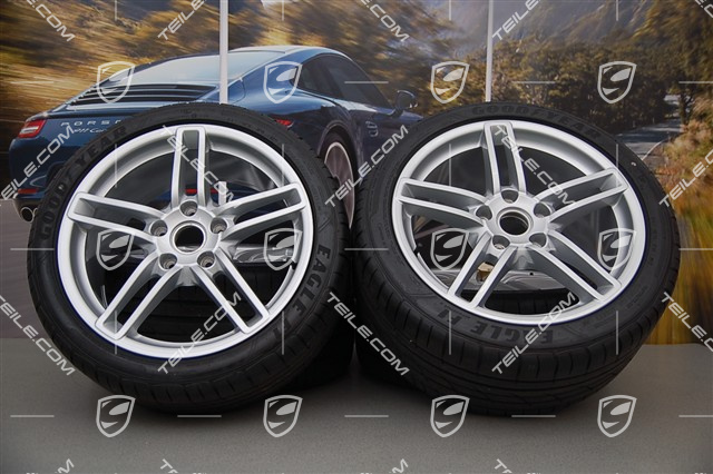 19" Komplet kół letnich Carrera, 8,5J x 19 ET54 + 11J x 19 ET69, opony letnie 235/40 R19 + 285/35 R19