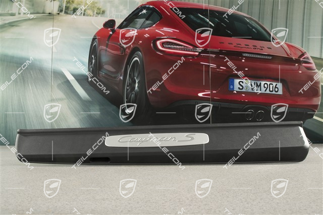 Blende, Einstiegleiste, Cayman S, Schwarz, R