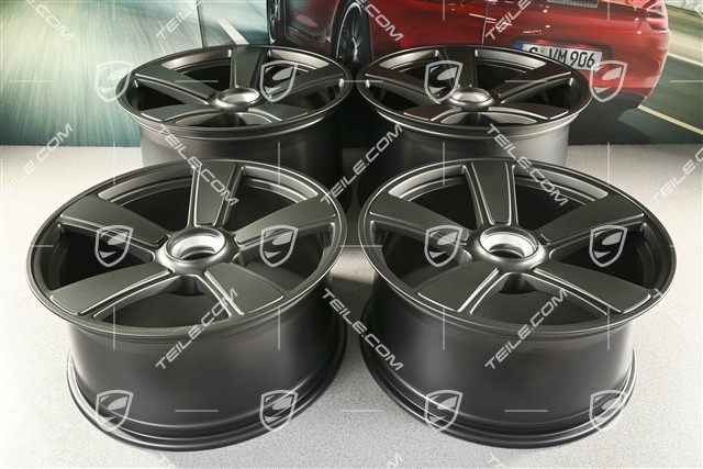 20+21" Sport Classic wheel rim set, 9,5J x 20 ET44 + 12J x 21 ET63, Turbonite