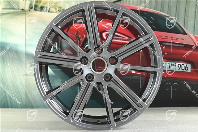 20" Felge Panamera Turbo, 10,5J x 20 ET71, Adamantium