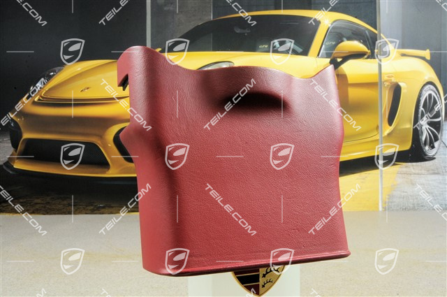 Switch housing, leather, boxster red