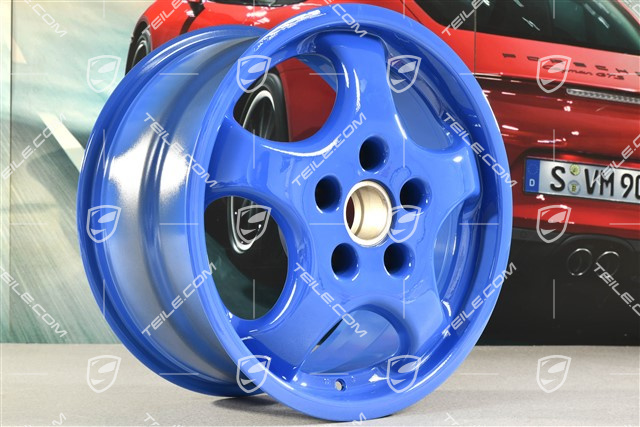 17-inch CUP I wheel set, 7J x 17 ET55 + 9J x 17 ET55, Maritime Blue
