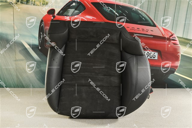 Rücksitzbank, Leder/Alcantara, schwarz, L