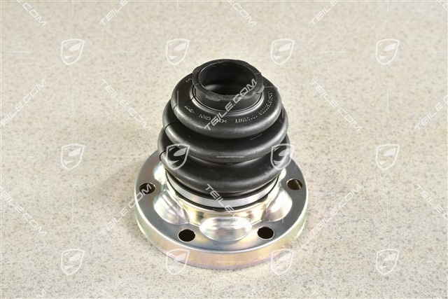 GT3, Drive shaft Inner joint dust bellows with flange and Clamp, L=R