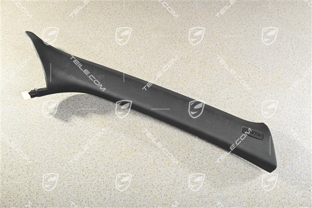 Tapicerka słupka A, Czarna, R