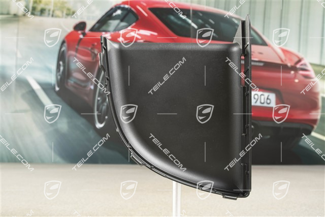 Cover Air duct / guide, Black, V6 Basic, L