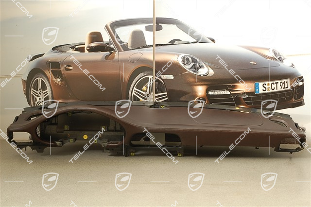 Konsola, część górna, skóra, kolor kakaowy Konsola, część górna, skóra, kolor kakaowy