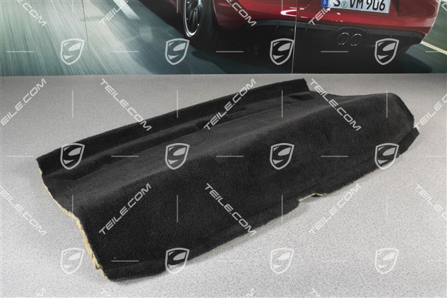 Verkleidung, Rückwand, Teppich, Schwarz