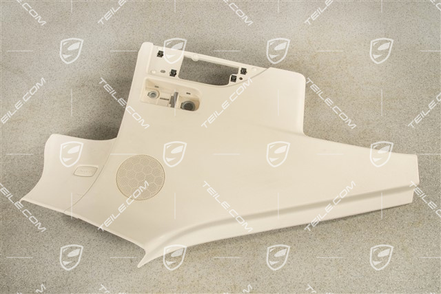 Tapicerka bagażnika, Skóra, Cream, L