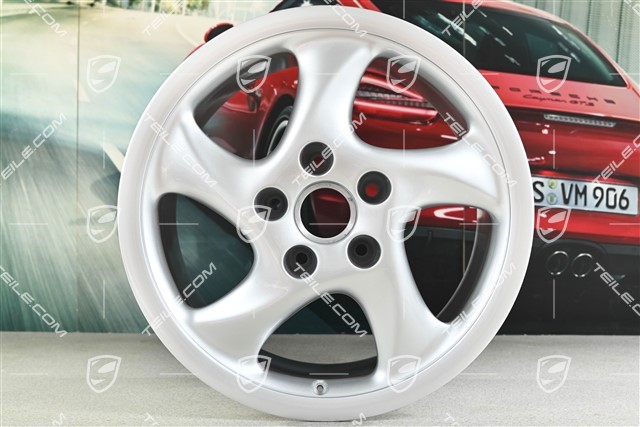 18-inch Turbo I wheel rim, hollow spokes, 10J x 18 ET65