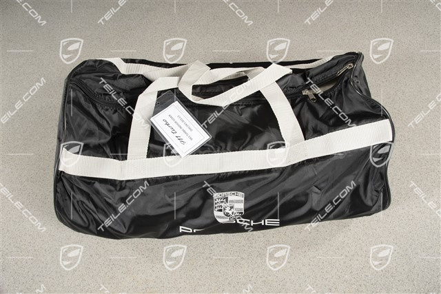 C2 / C4 / Turbo Abdeckhülle, Innen, farbig Porsche Wappen und Schwarzes Schriftzug / Fahrzeug mit Spoiler (Flügel)