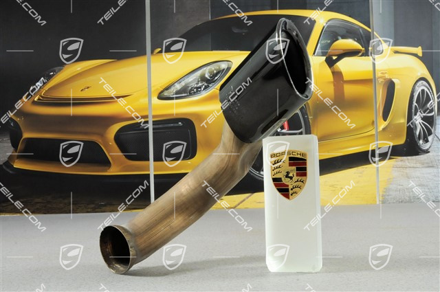 Tail pipe, inner, black, R Tail pipe, inner, black, R