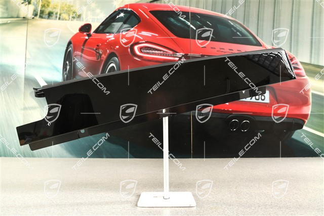 Coupe, Blenda / osłona słupka B, zewnętrzna, Tylna, czarna, L