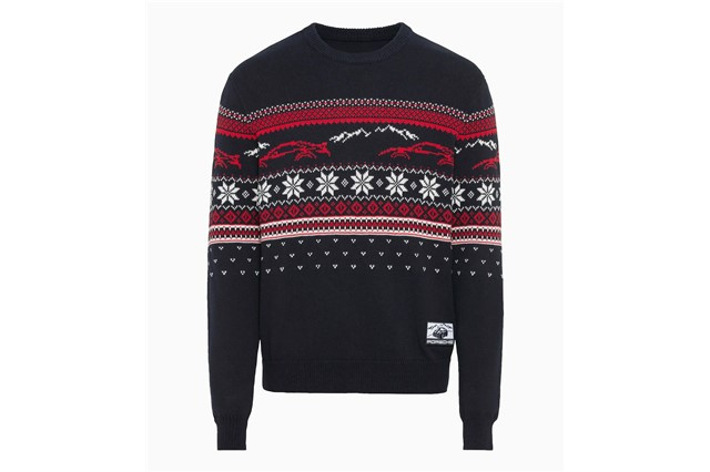 Strickpullover – Christmas / Weihnachten, blau, Größe 3XL / XXXL