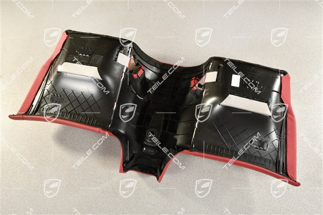 Coupe / Targa / Cabrio, Sitzkissen hinten, Leder, Bordeauxrot