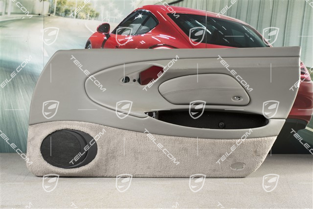 Türverkleidung mit Airbagblende, Klangpaket, Leder, Graffitigrau, R