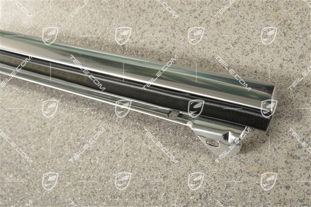 Moulding, Door channel, incl. sealing, rear, Aluminium, R