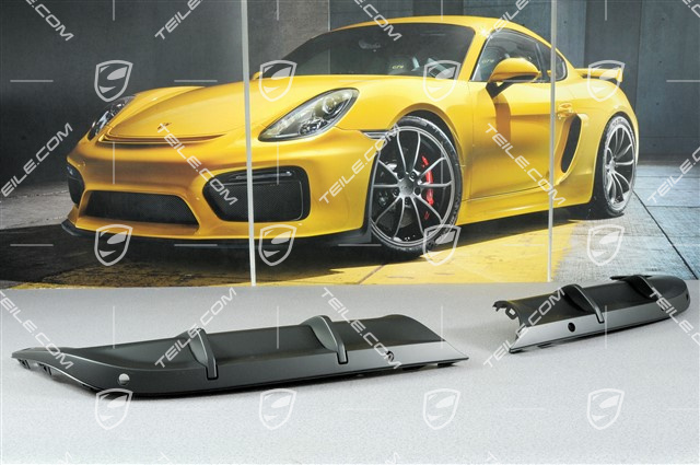 Zderzak tylny DOLNE CZĘŚCI (L+R), GTS, z otworami na czujniki parkowania