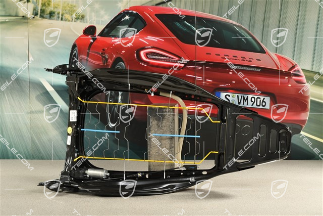 Front seat backrest frame, L