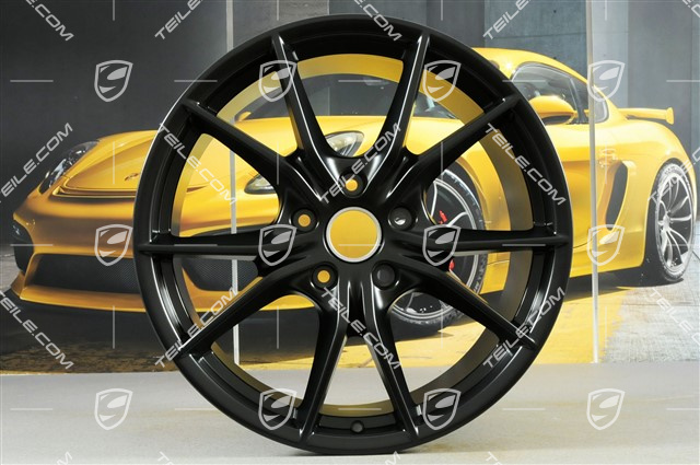 20" Felga Carrera S (IV), 11J x 20 ET78, do 991.2 C2/C2S / do zimowych opon, czarny satynowy mat