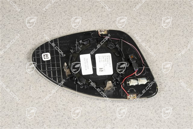 Szkło lusterka, asferyczne, automatycznie ściemniane, oddzielnie pogrzewane, L