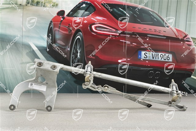 Windscreen wiper system crank drive
