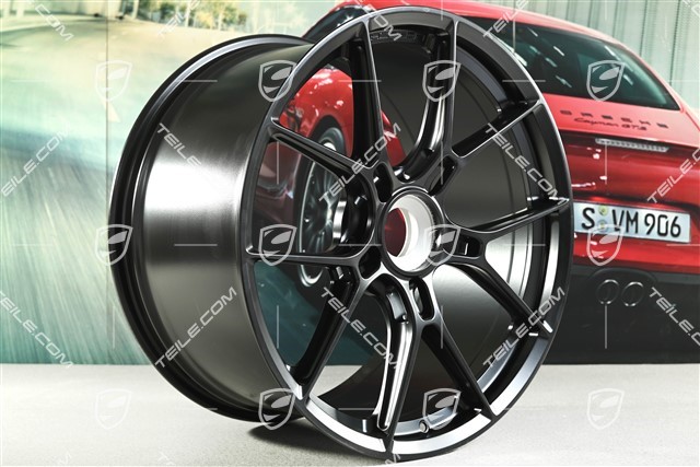 21" 911 Carrera Leichtbaurad - Felge 11,5J x 21 ET67, Schwarz Seidenmatt