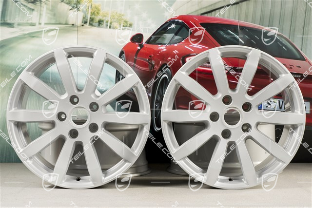 19-inch Cayenne S wheel rim set, 8,5J x 19 ET47 + 9,5J x 19 ET54