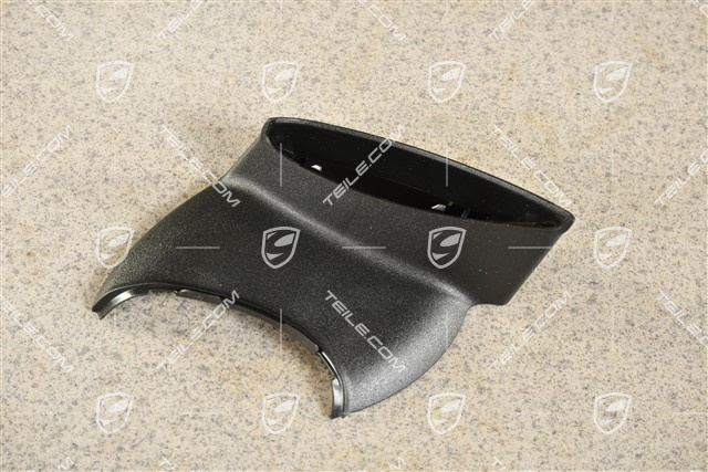 Aussenspiegel, Spiegelgehäuse Blende unten, Schwarz, L